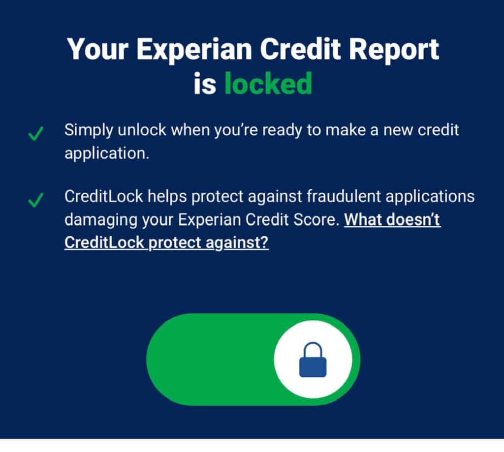 Place a lock on your credit report