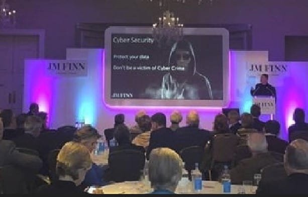 Jon Cosson - Cyber Security Expert delivering a keynote in Harrogate