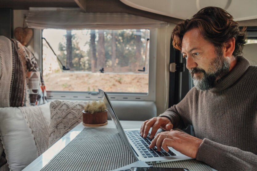 WiFi in a motorhome opens up the Internet for passengers