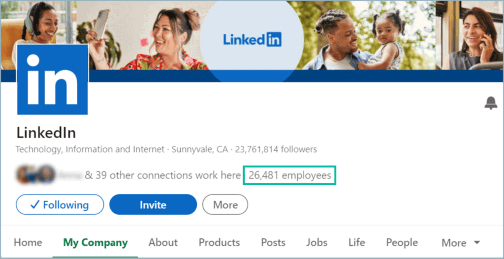 Fake Linkedin Page